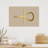 Poster Croix Ankh symbole égyptien (Cuisine)
