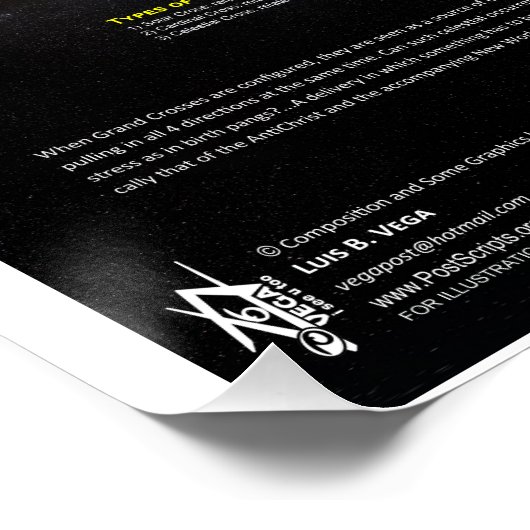 Poster Croix céleste (Coin)