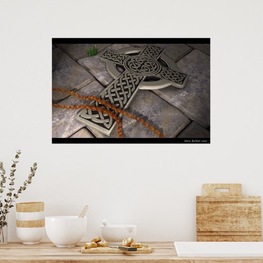 Poster Croix celtique (Cuisine)