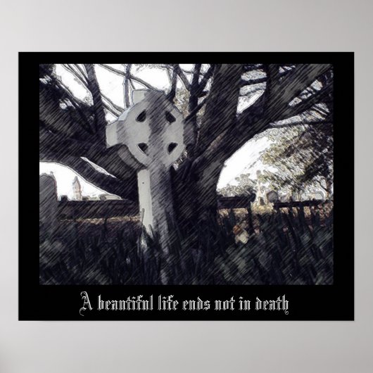 Poster Croix celtique (Devant)