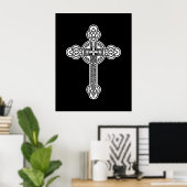 Poster Croix celtique (Bureau à domicile)