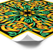 Poster Croix celtique 2 (Coin)