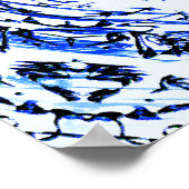 Poster Croix celtique bleue...... (Coin)