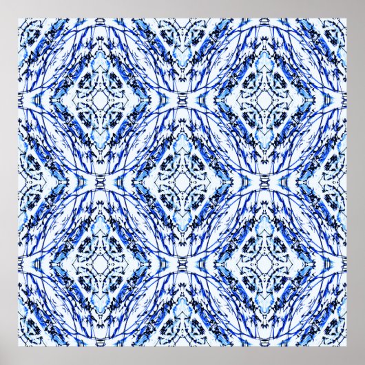 Poster Croix celtique bleue...... (Devant)