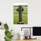 Poster Croix celtique Irlande (Bureau à domicile)