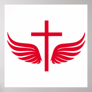 Poster Croix chrétienne