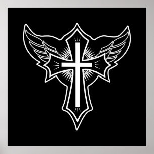 Poster Croix chrétienne