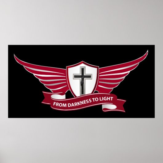 Poster Croix chrétienne (Devant)