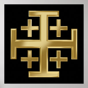 Poster Croix chrétienne