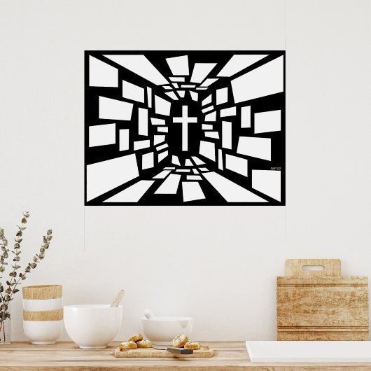 Poster Croix chrétienne (Cuisine)