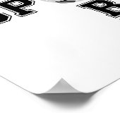 Poster Croix cool de soccer (Coin)