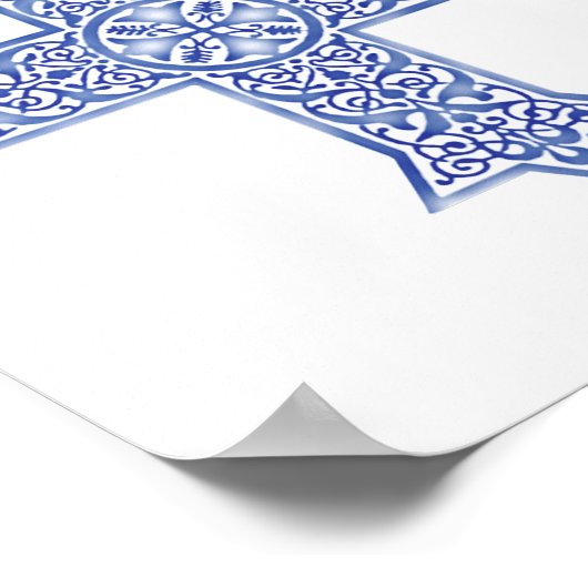 Poster Croix copte (Coin)