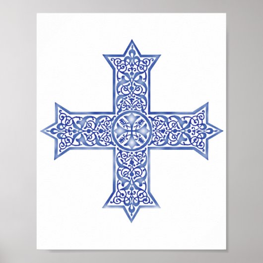 Poster Croix copte (Devant)