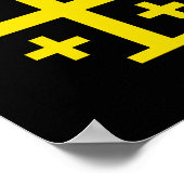 Poster Croix de Jérusalem (Coin)