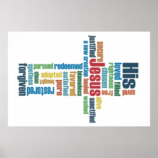 Poster Croix de Jésus (Devant)