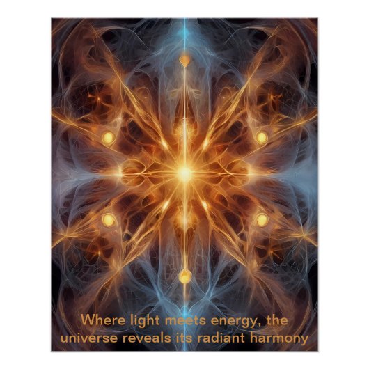 Poster Croix de l'énergie cosmique (Devant)