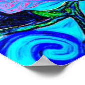 Poster Croix de Mandala par Amelia Carrie (Coin)