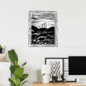 Poster Croix de repos (Bureau à domicile)