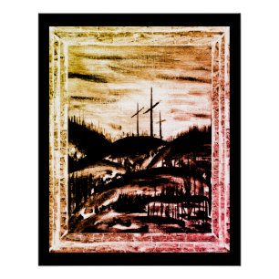 Poster Croix de repos