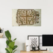 Poster Croix de Sbeitla, de la Basilique de Henchir Ali (Bureau à domicile)