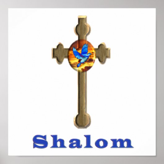 Poster Croix de Shalom (Devant)