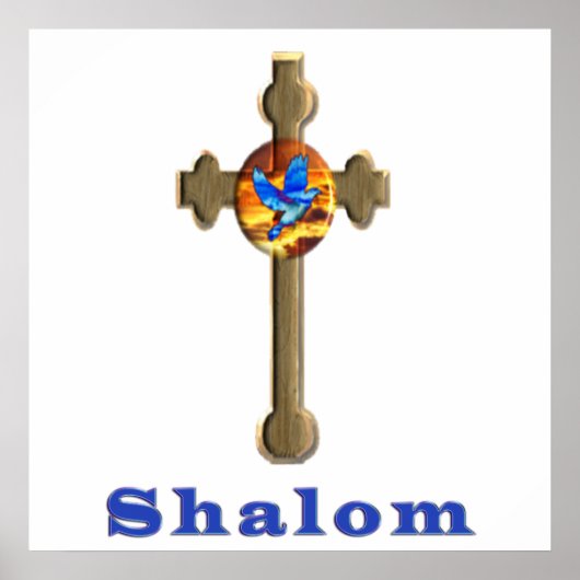 Poster Croix de Shalom (Devant)