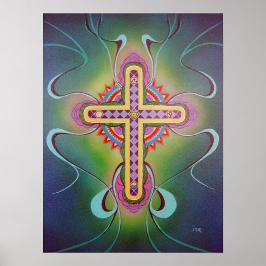 Poster Croix des symboles (Devant)