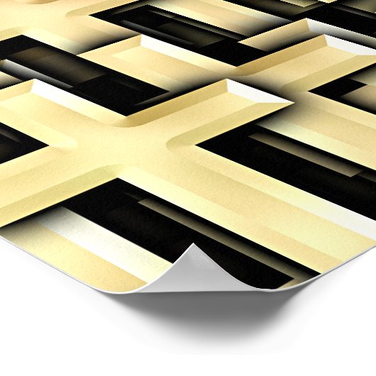 Poster Croix d'or (Coin)