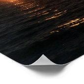 Poster Croix du coucher du soleil (Coin)