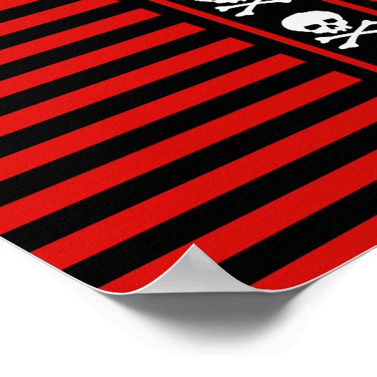 Poster Croix du crâne (Coin)