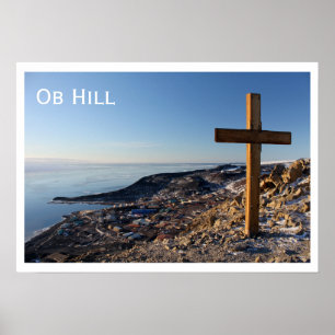 Poster Croix du sommet d'Ob Hill, station McMurdo, Antarc