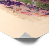 Poster Croix et arbre Christian Print (Coin)