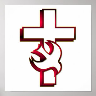 Poster Croix et Saint-Esprit / Saint-Esprit