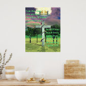 Poster Croix et vigne (Cuisine)