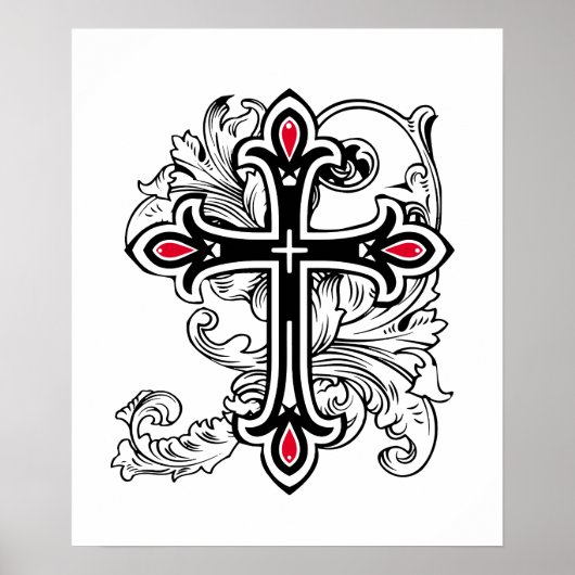 Poster Croix gothique (Devant)