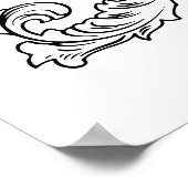 Poster Croix gothique (Coin)