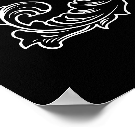 Poster Croix gothique (Coin)