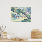 Poster Croix Henri-Edmond : Aquarelle paysagère (Cuisine)