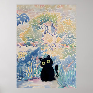 Poster Croix Henri-Edmond Imprimer, Jardin à Saint-Clai