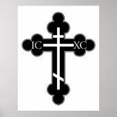 Poster Croix orthodoxe (Devant)