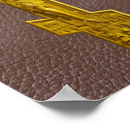 Poster Croix orthodoxe russe (Coin)