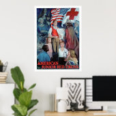 Poster Croix-Rouge junior américaine (US00335) (Bureau à domicile)