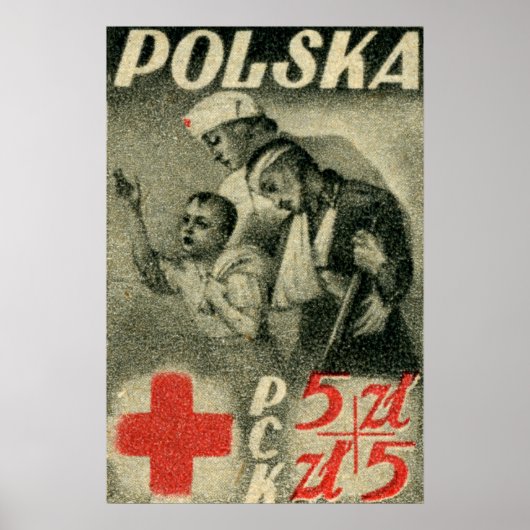 Poster Croix-Rouge polonaise 1947 (Devant)
