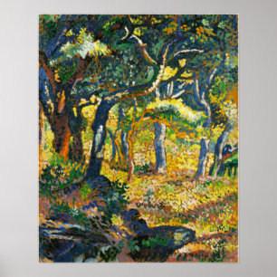 Poster Croix - Un Défrichement En Provence