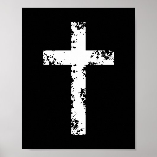 Poster Croix vintage (Devant)