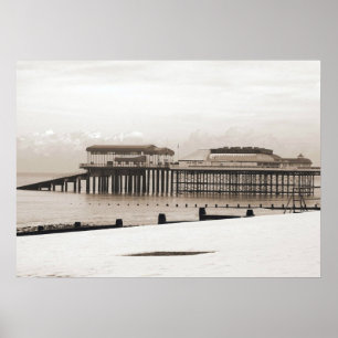 Poster Cromer en hiver
