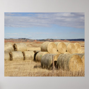 Poster Crook County, Hay Bales