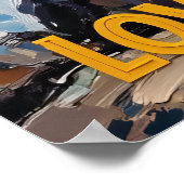 Poster Crooner à la falaise : Tune de miel de l'ours (Coin)