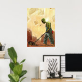 Poster Crop Circle Maker Alien (Bureau à domicile)
