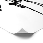 Poster Croquis Cowboy (Coin)